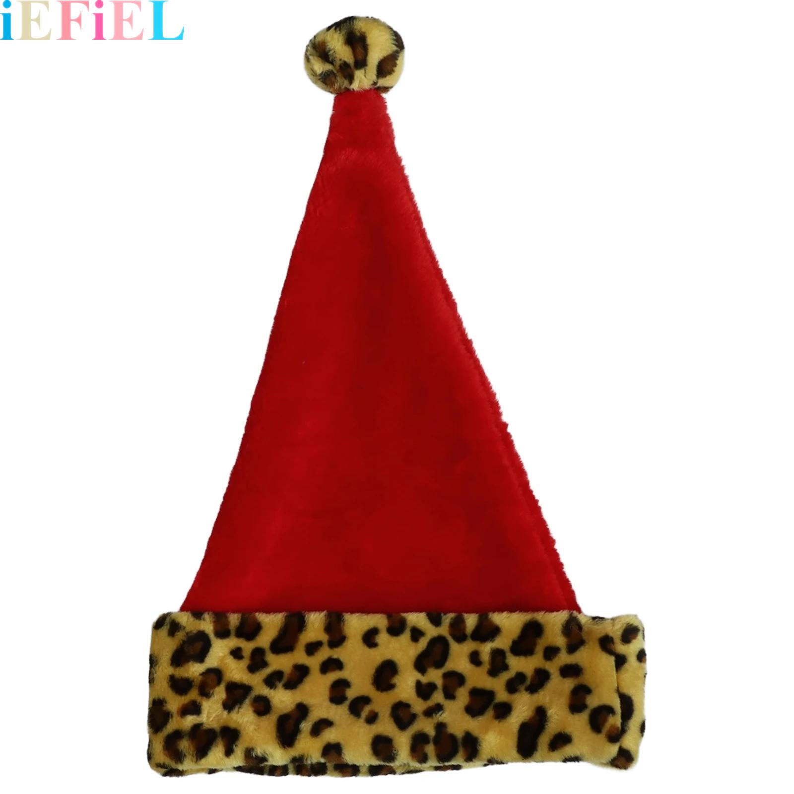 Santa Hat Plush - Cappello da Babbo Natale per adulti