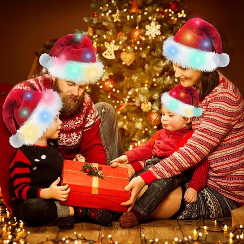 Santa Hat Plush - Lumination Cappello da Babbo Natale Cappello