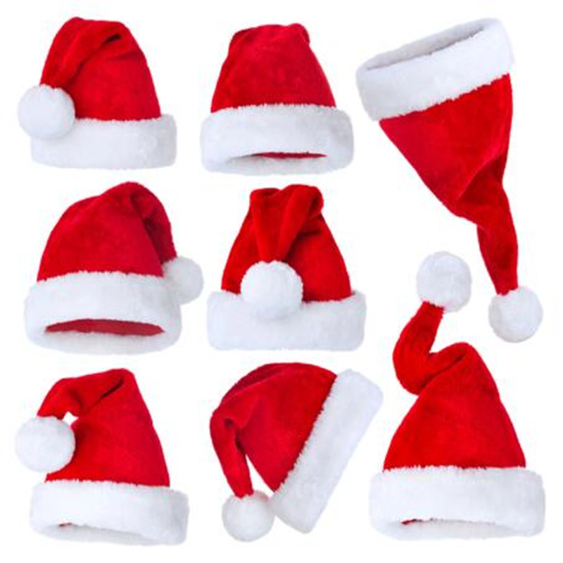 Santa Hat Plush - Forniture serie di natale cappello di