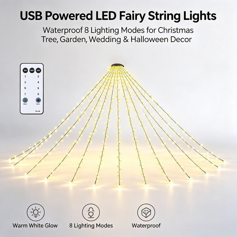 Led Fairy String Lights - Luci a stringa LED USB, luci