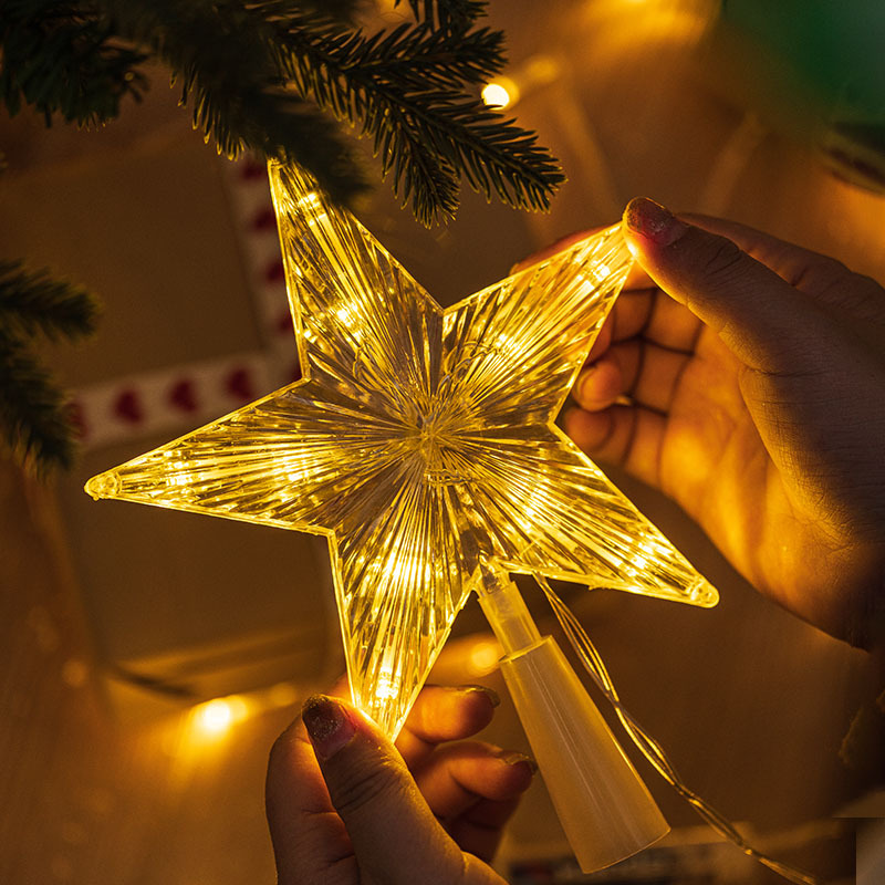 Star Tree Topper - 15/19/23 cm Albero di Natale Top