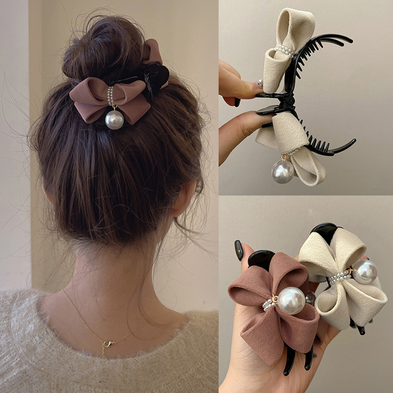 Ribbon Bow Gift - 1 pz bella nuova perla papillon