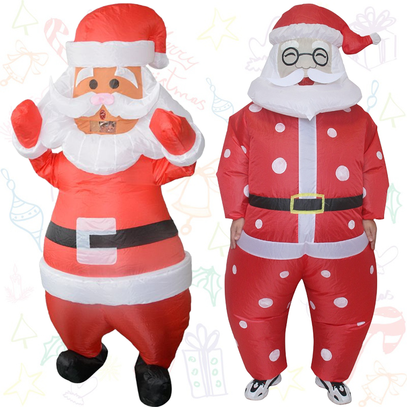 Elf Costume Christmas - Costume gonfiabile classico per adulti da