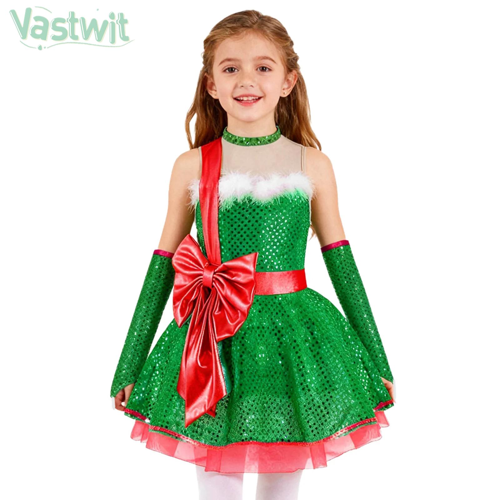 Elf Costume Christmas - Vestito da tutù di danza classica