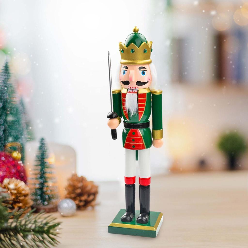 Nutcracker Figurine - Statuetta di Schiaccianoci Natalizio in Legno
