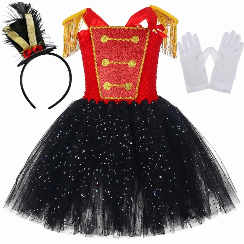Nutcracker Figurine - Schiaccianoci Soldato Ragazze Costumi Bambini Halloween