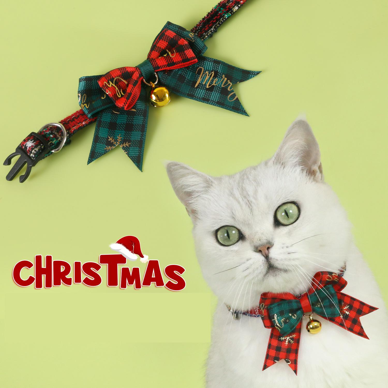 Christmas Throw Blanket - Jingle&Sparkle Collare con fiocco per animali
