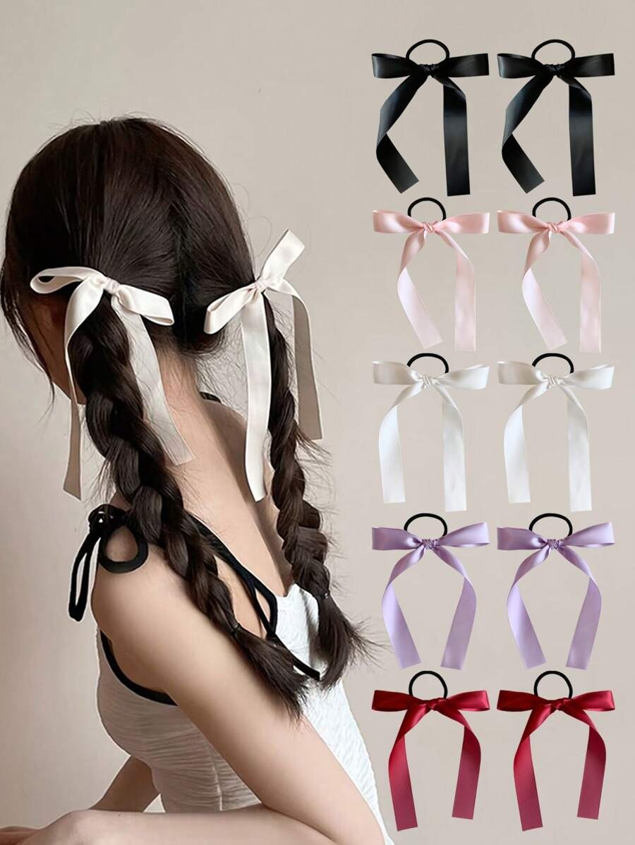 Ribbon Bow Gift - 2 pezzi/set accessori per capelli da