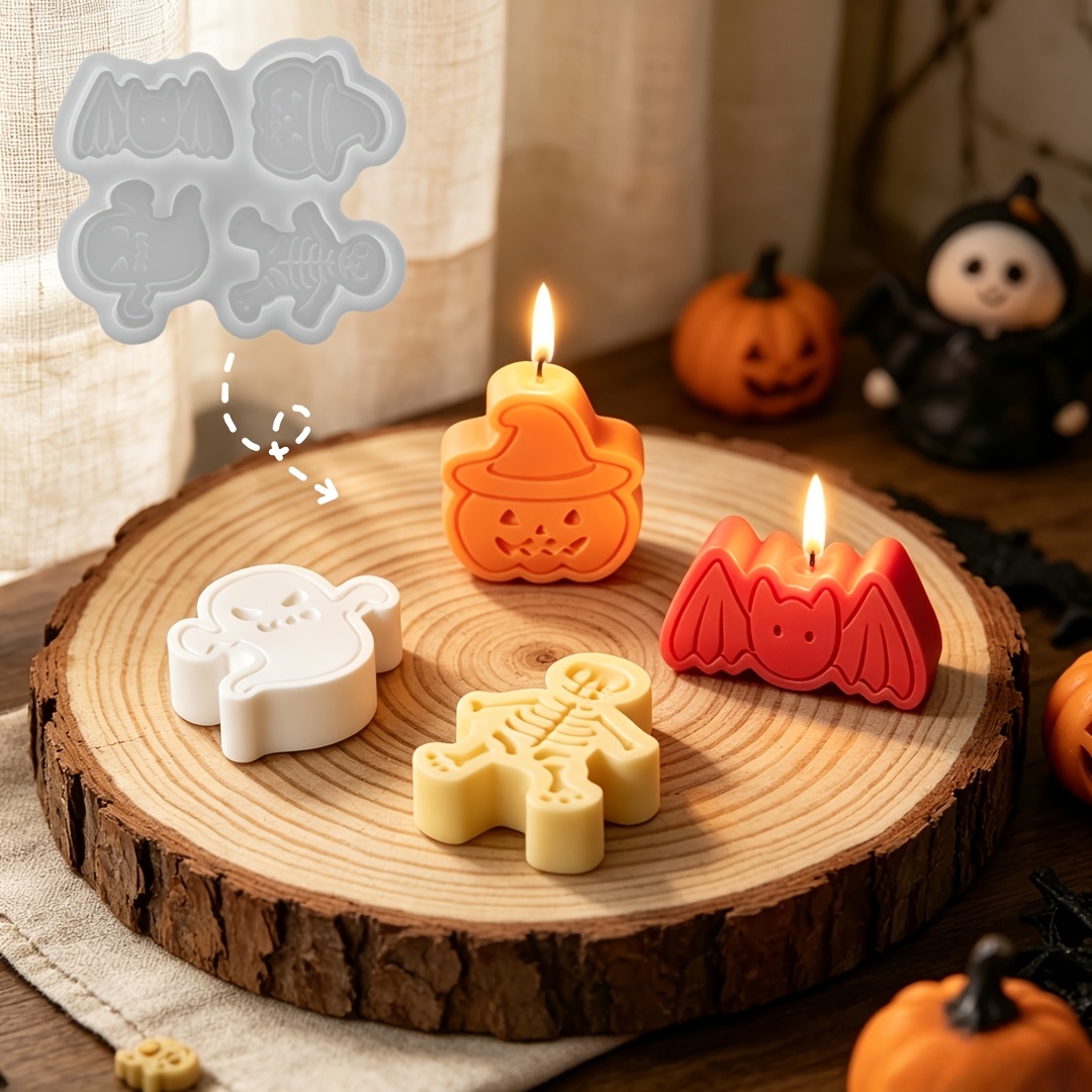 Holiday Candle Set - Set di stampi in silicone a