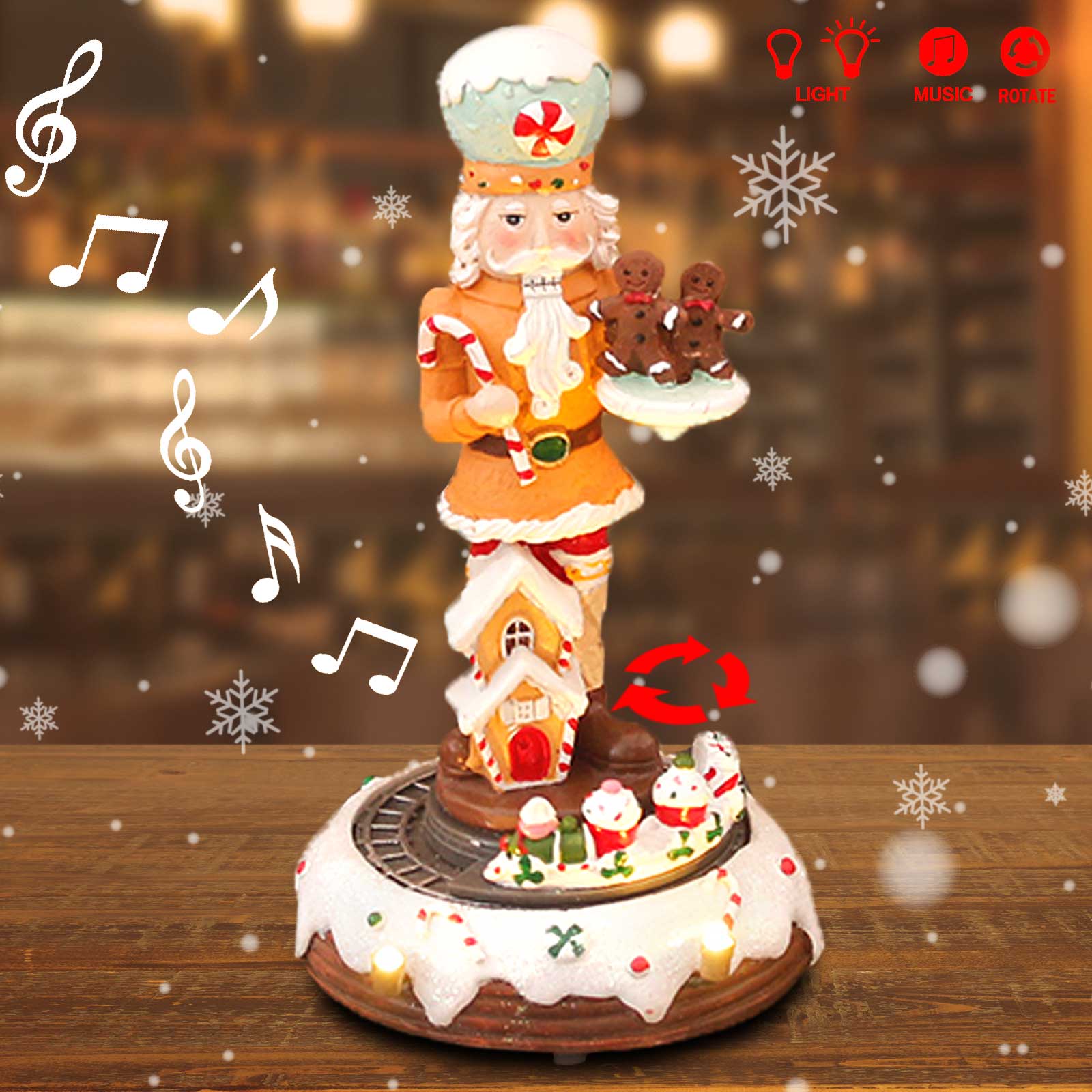 Nutcracker Figurine - Collezione natalizia di pan di zenzero