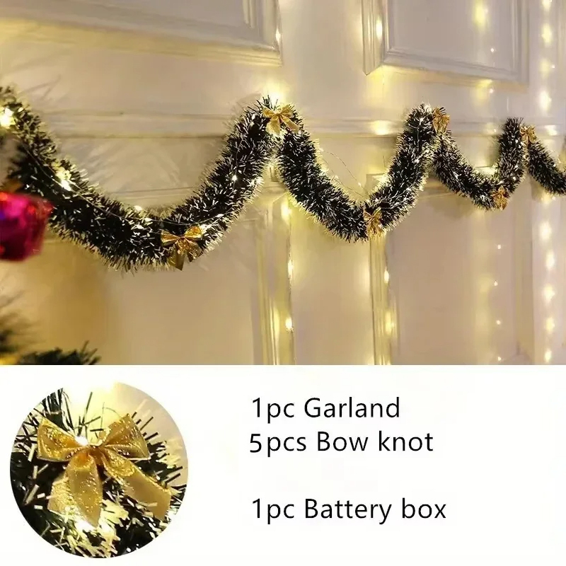Tinsel Garland Decoration - Ghirlanda di orpelli natalizi Ghirlanda natalizia