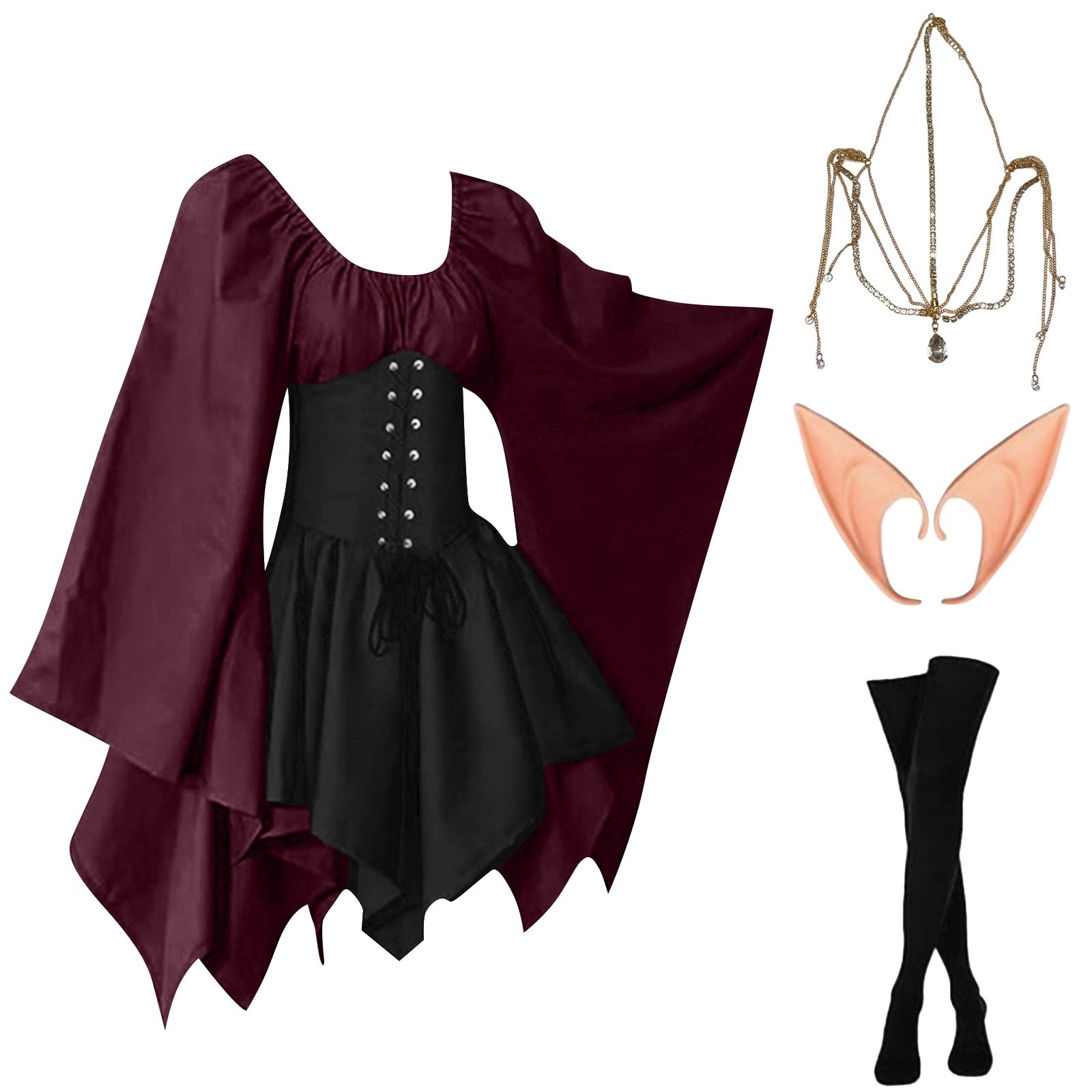 Halloween Cosplay Palazzo Vict - Elf Costume Christmas recensione e prezzo