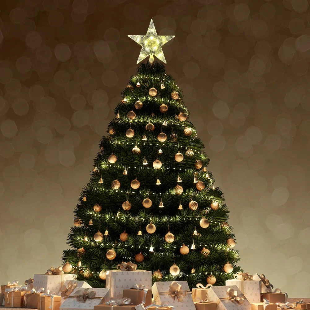 15CM LED Ornamenti per l'alber - Star Tree Topper recensione e prezzo