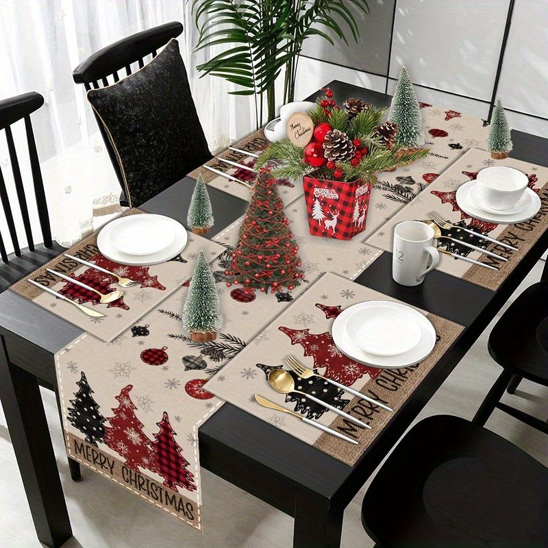 Set di Tovagliette e Runner Na - Christmas Table Runner recensione e prezzo