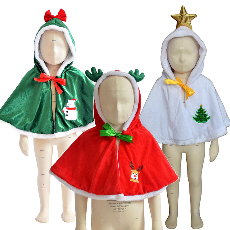 Poncho natalizio con cappuccio - Elf Costume Christmas recensione e prezzo