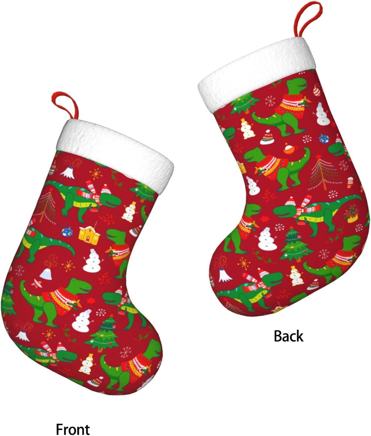 Simpatico dinosauro di Natale  - Christmas Stocking Hanging recensione e prezzo