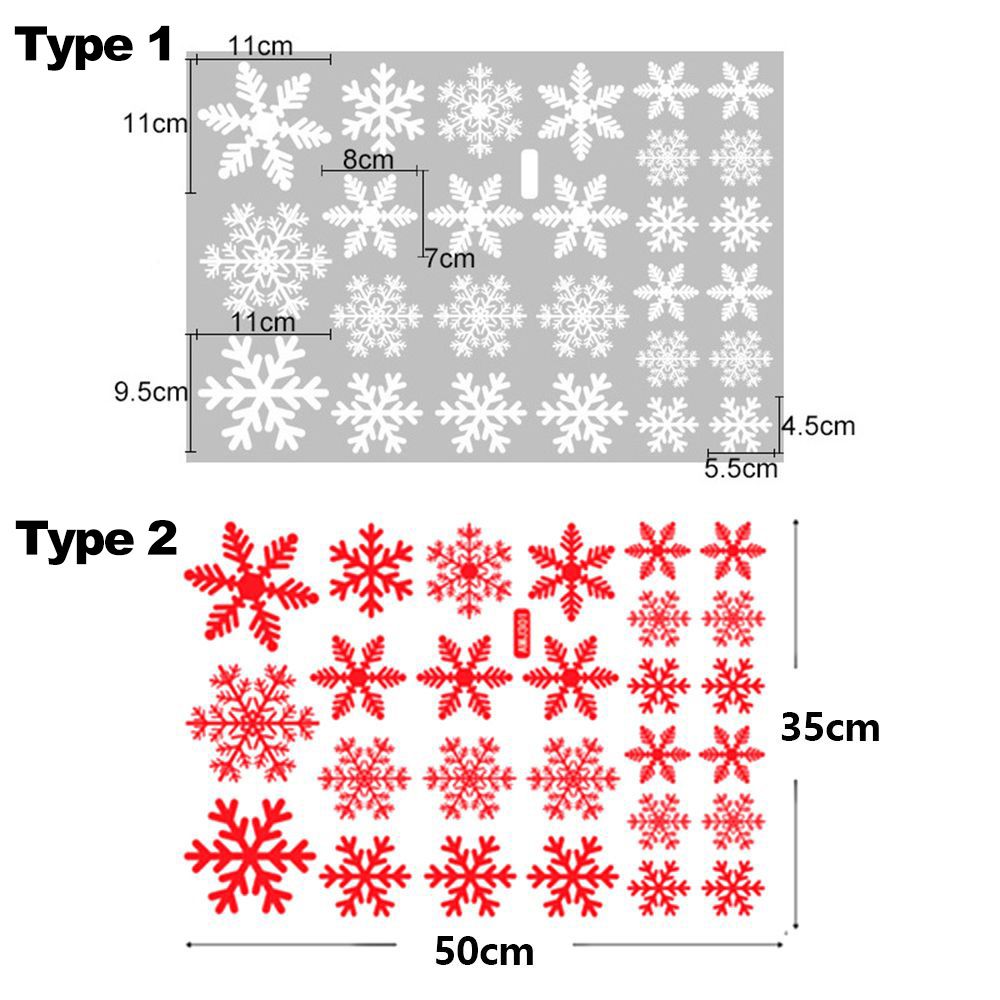 27/38PCS Regalo di Natale Fest - Snowflake Window Decal recensione e prezzo