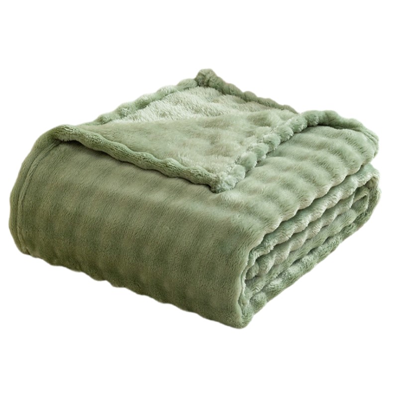 Coperta in pile a bolle verde  - Christmas Throw Blanket recensione e prezzo