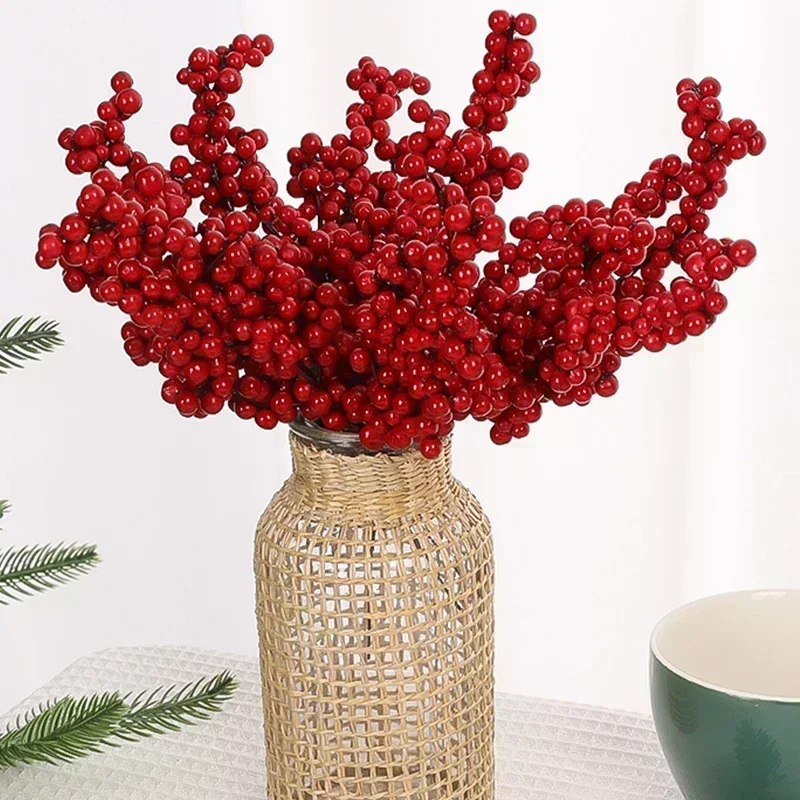 Ramo di bacche rosse artificia - Christmas Wreath Fake recensione e prezzo