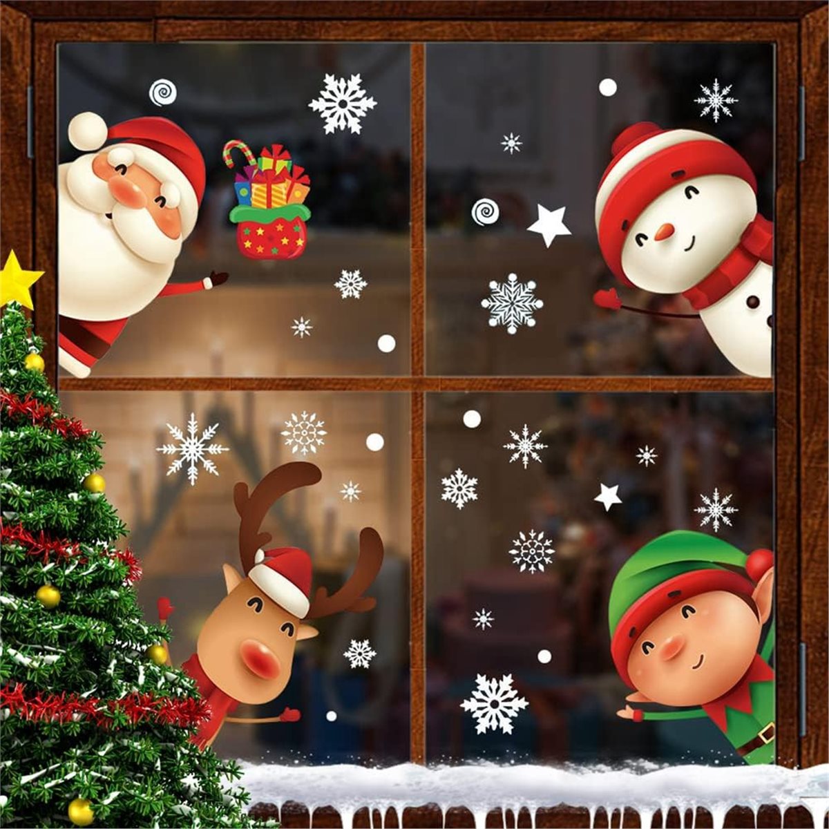 Nuovo arrivo: 80 adesivi natal - Snowflake Window Decal recensione e prezzo