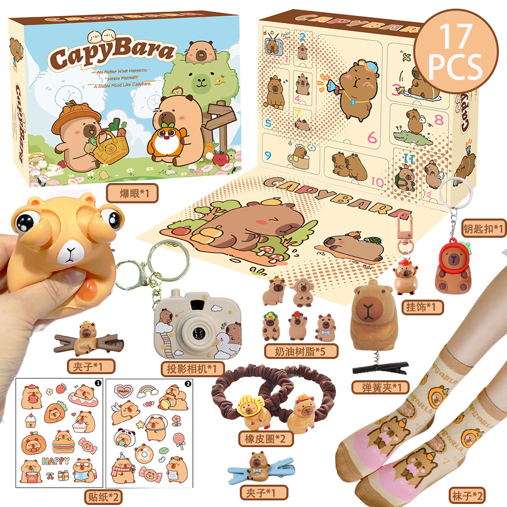 Nuovo tema Capibara Calendario - Advent Calendar Gift recensione e prezzo