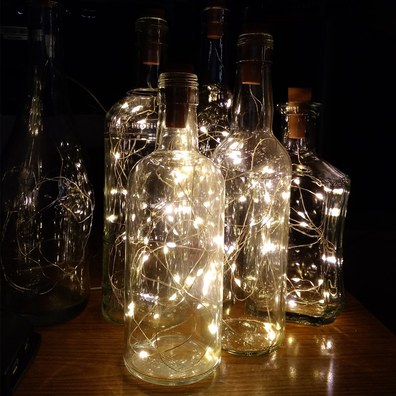 6 pezzi 20led bottiglia di vin - Led Fairy String Lights recensione e prezzo