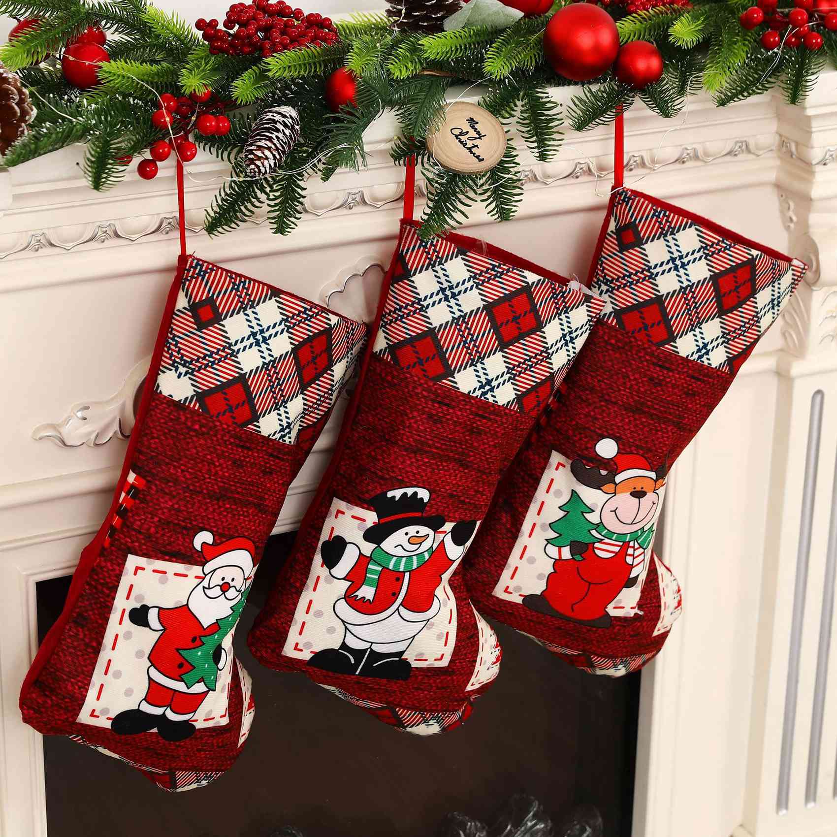 AA94-Calze natalizie, confezio - Christmas Stocking Hanging recensione e prezzo
