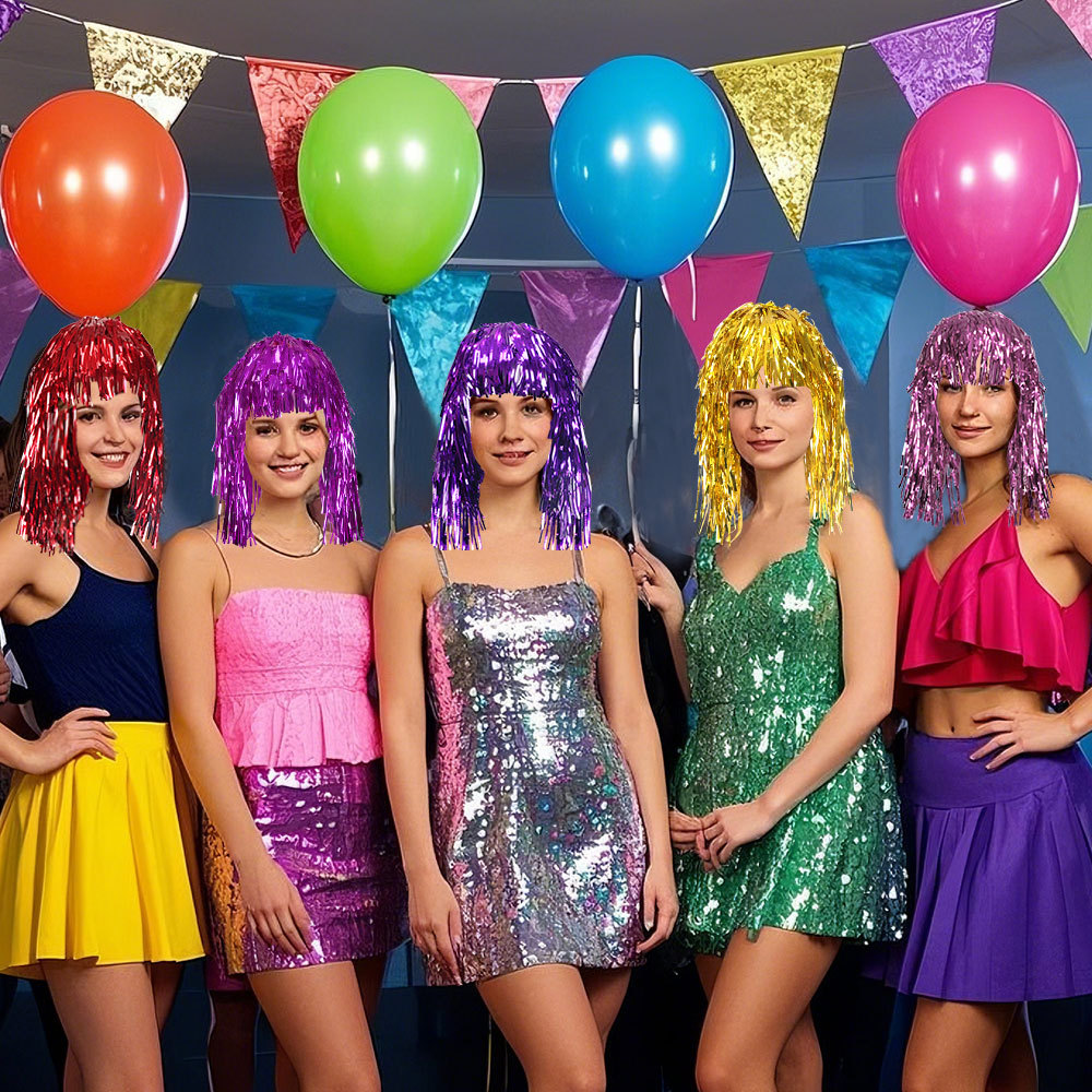 Parrucca da Discoteca per Cosp - Tinsel Garland Decoration recensione e prezzo