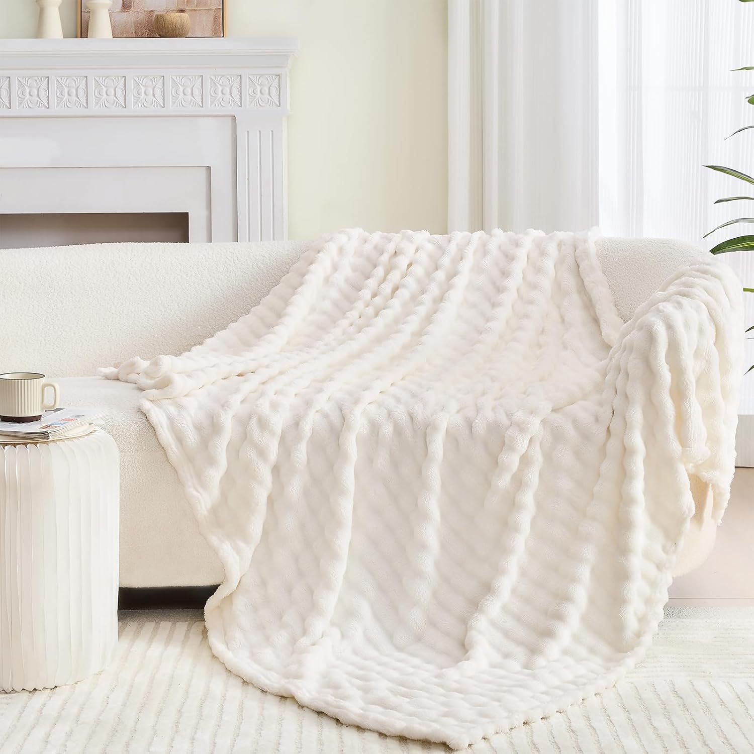 Coperte in Peluche Bianche 3D  - Christmas Throw Blanket recensione e prezzo