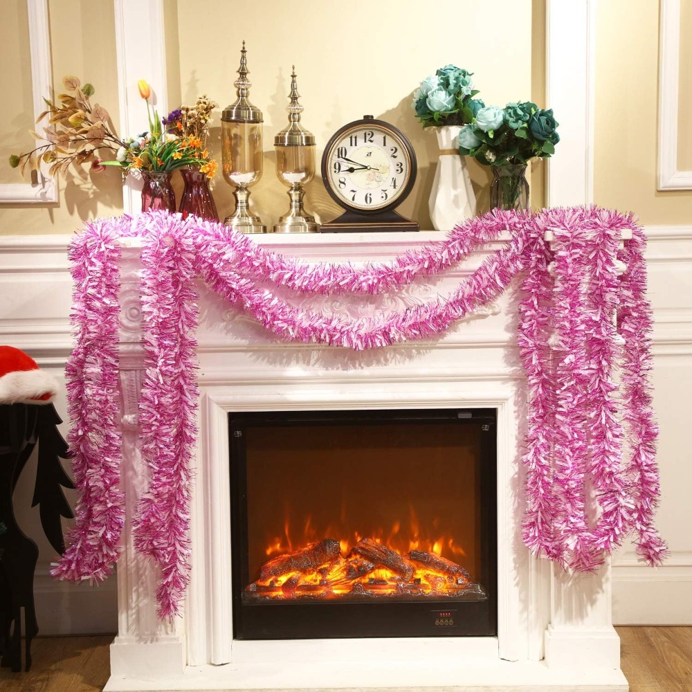 Ghirlanda di nastro natalizio  - Tinsel Garland Decoration recensione e prezzo
