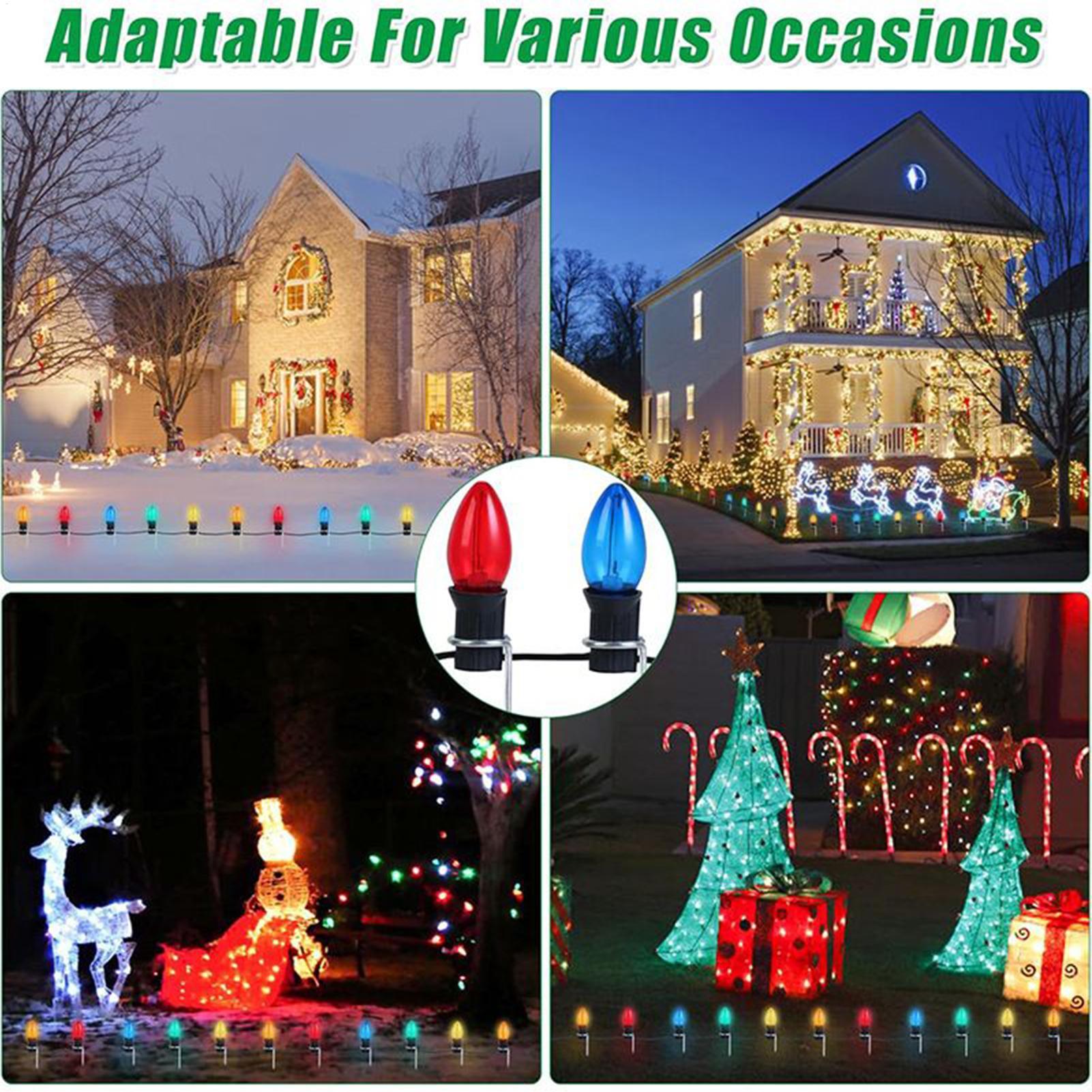 Pali luminosi natalizi per dec - Christmas Lights Outdoor recensione e prezzo