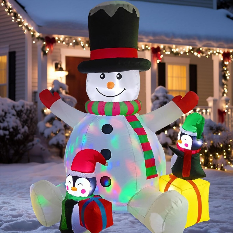 Pupazzo di neve gonfiabile di  - Christmas Lights Outdoor recensione e prezzo