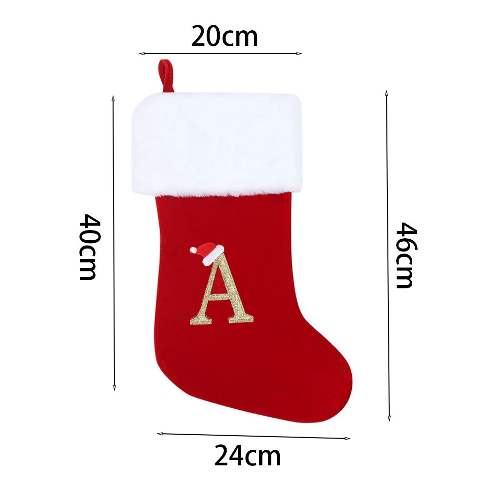 Nuovo alfabeto creativo calza  - Christmas Stocking Hanging recensione e prezzo