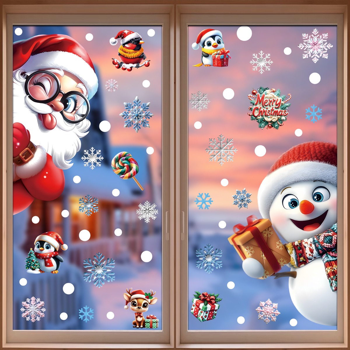 Adesivi per finestre di Natale - Snowflake Window Decal recensione e prezzo