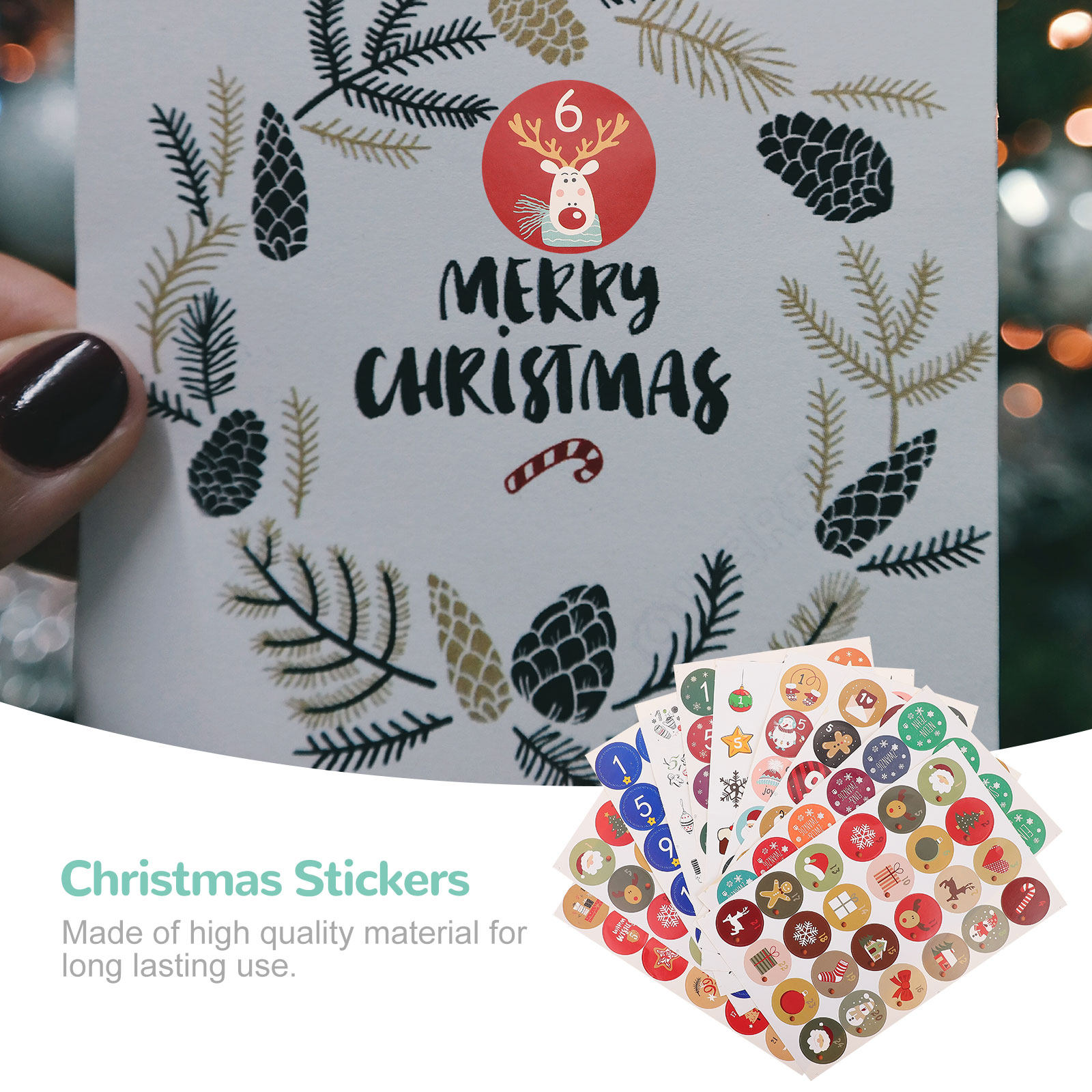 10 Fogli di Adesivi Rotondi pe - Advent Calendar Gift recensione e prezzo