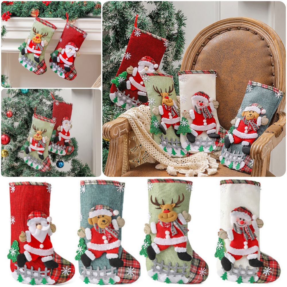 Calze di Natale Multicolore co - Christmas Stocking Hanging recensione e prezzo