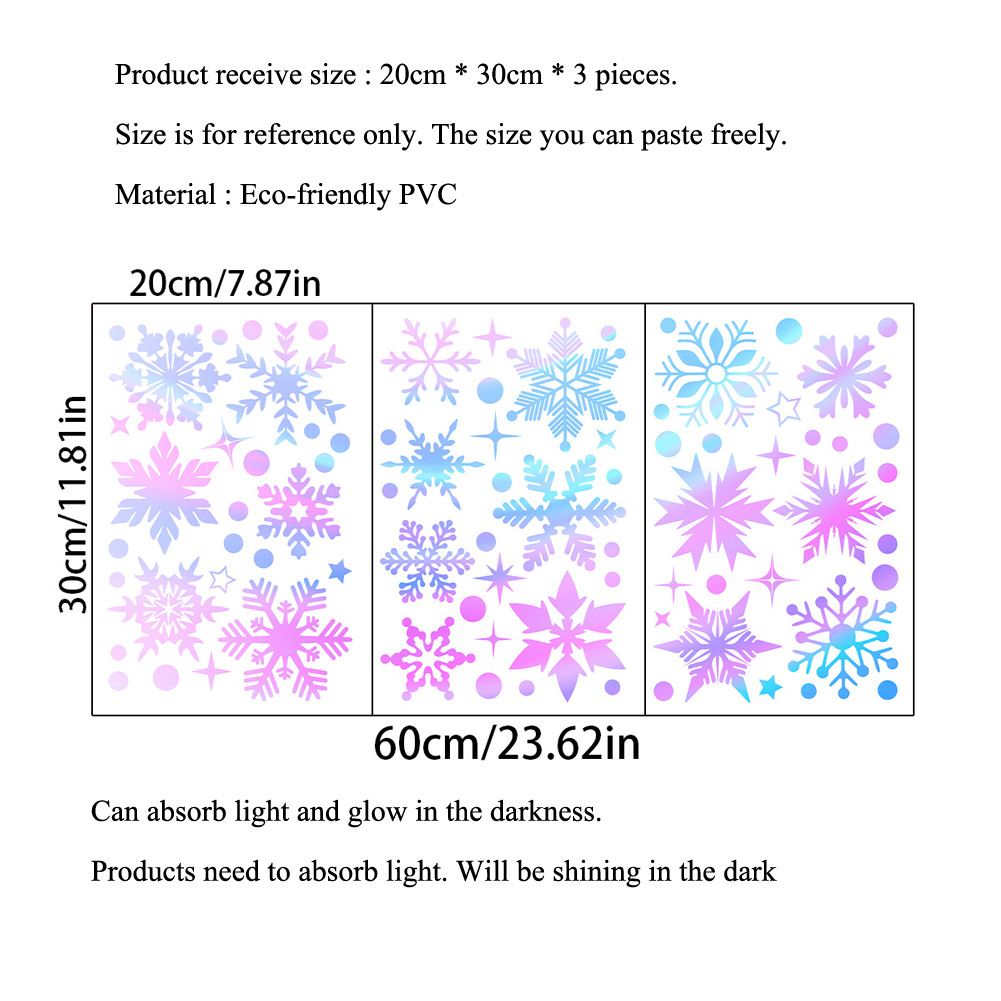 Adesivi murali con fiocchi di  - Snowflake Window Decal recensione e prezzo