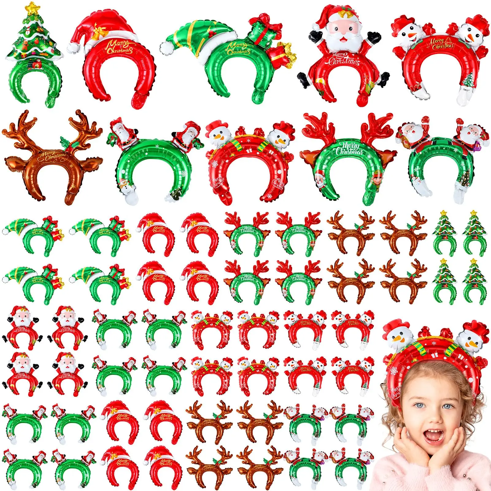 Fasce gonfiabili di Natale Bab - Reindeer Antlers Headband recensione e prezzo