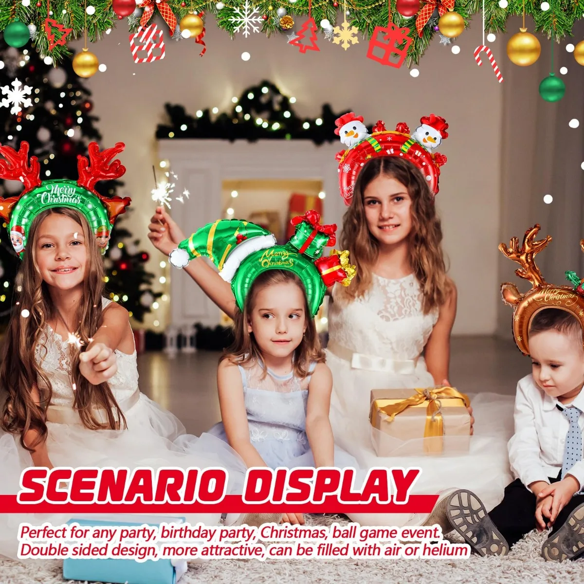 Fasce gonfiabili di Natale Bab - Reindeer Antlers Headband recensione e prezzo