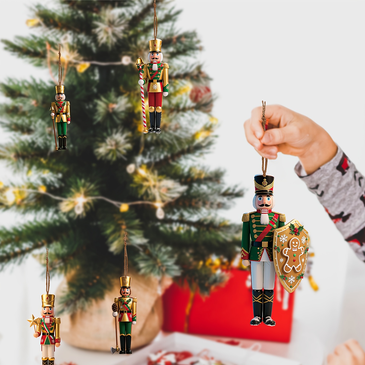 12 pz 2D Piatto In Legno Di Na - Nutcracker Figurine recensione e prezzo