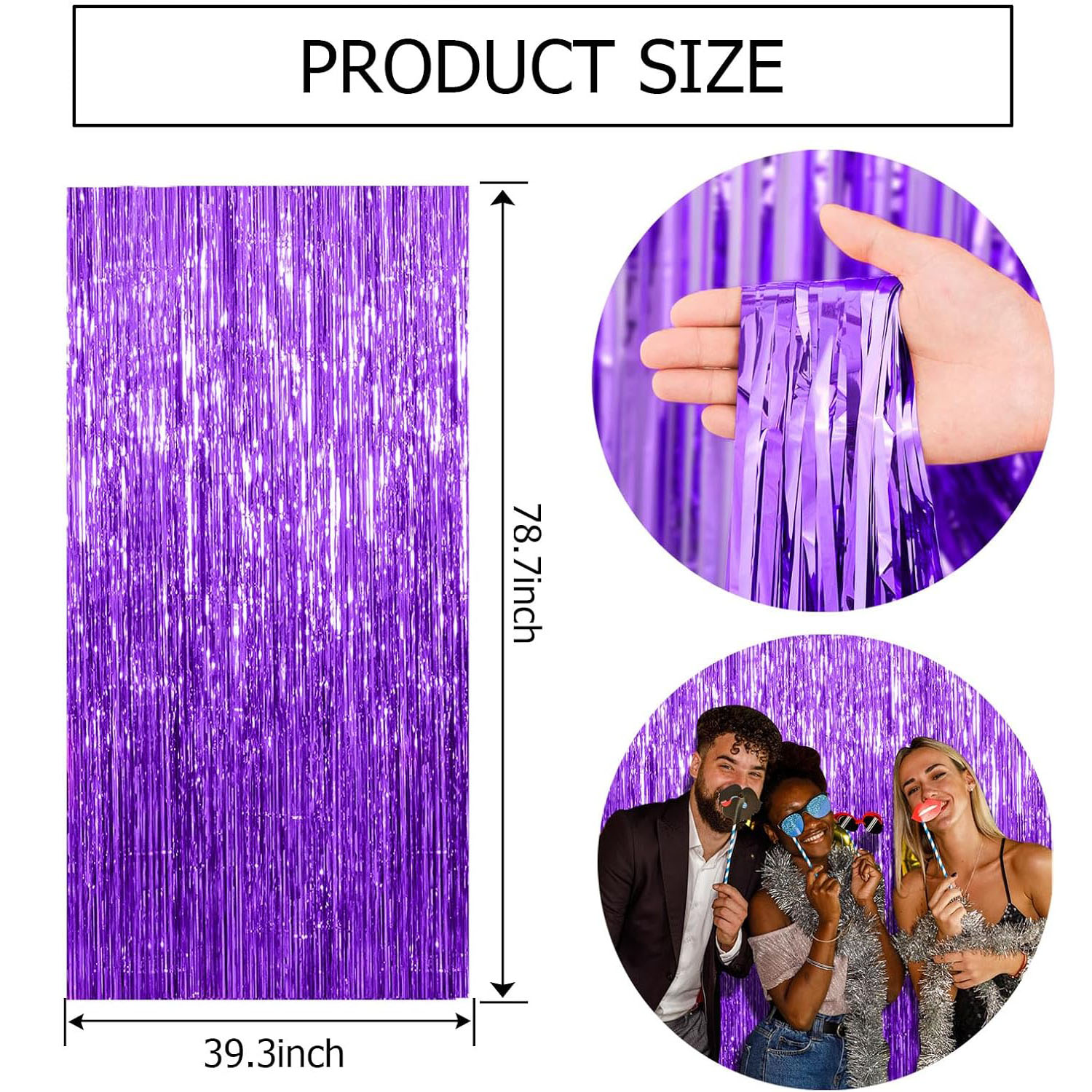 2 Pezzi di Striscioni in Lamin - Tinsel Garland Decoration recensione e prezzo