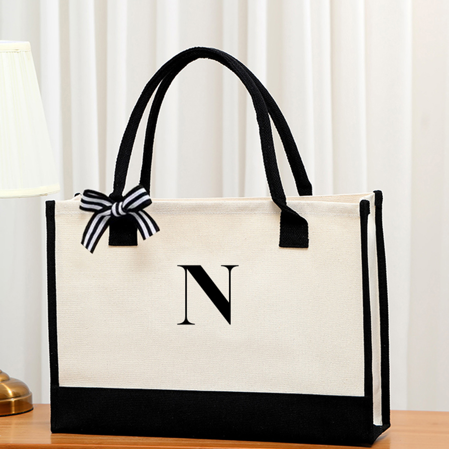 Semplice borsa tote con letter - Ribbon Bow Gift recensione e prezzo