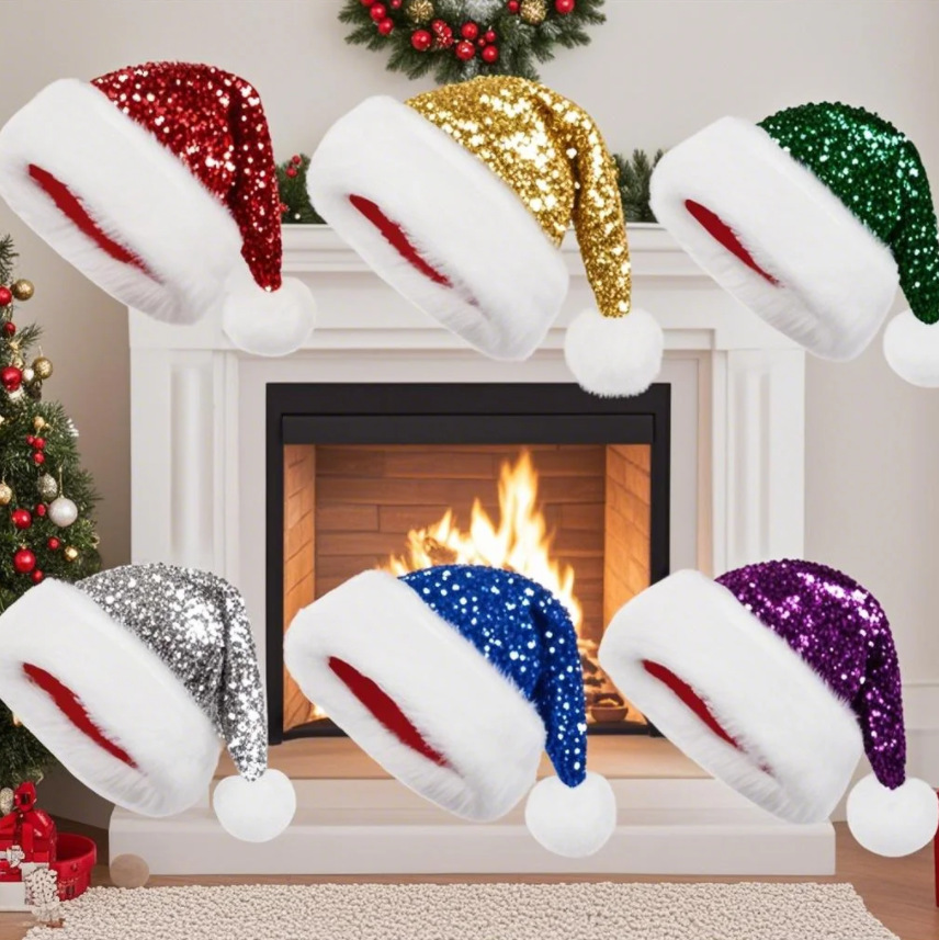 Cappello natalizio con paillet - Santa Hat Plush recensione e prezzo