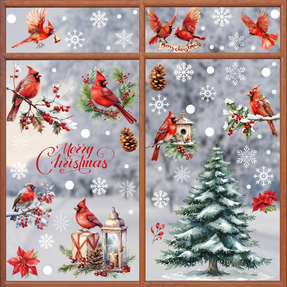 Set di 9 Adesivi Natalizi per  - Snowflake Window Decal recensione e prezzo