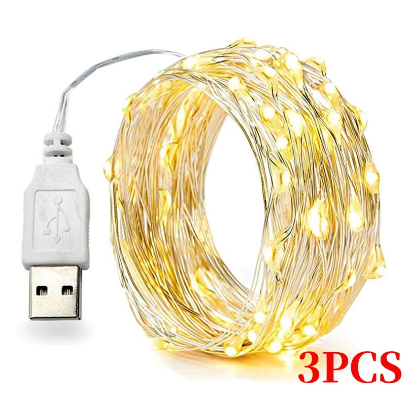 3 pz 5/10/20M filo di rame LED - Led Fairy String Lights recensione e prezzo