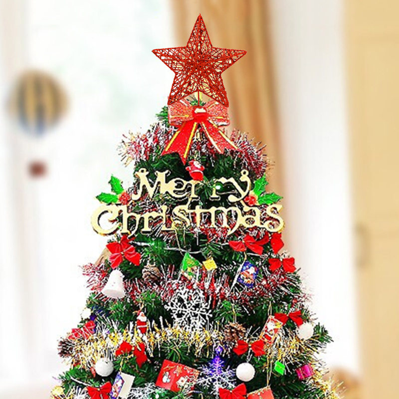 1pc Oro/Argento/Rosso/Blu Glit - Star Tree Topper recensione e prezzo