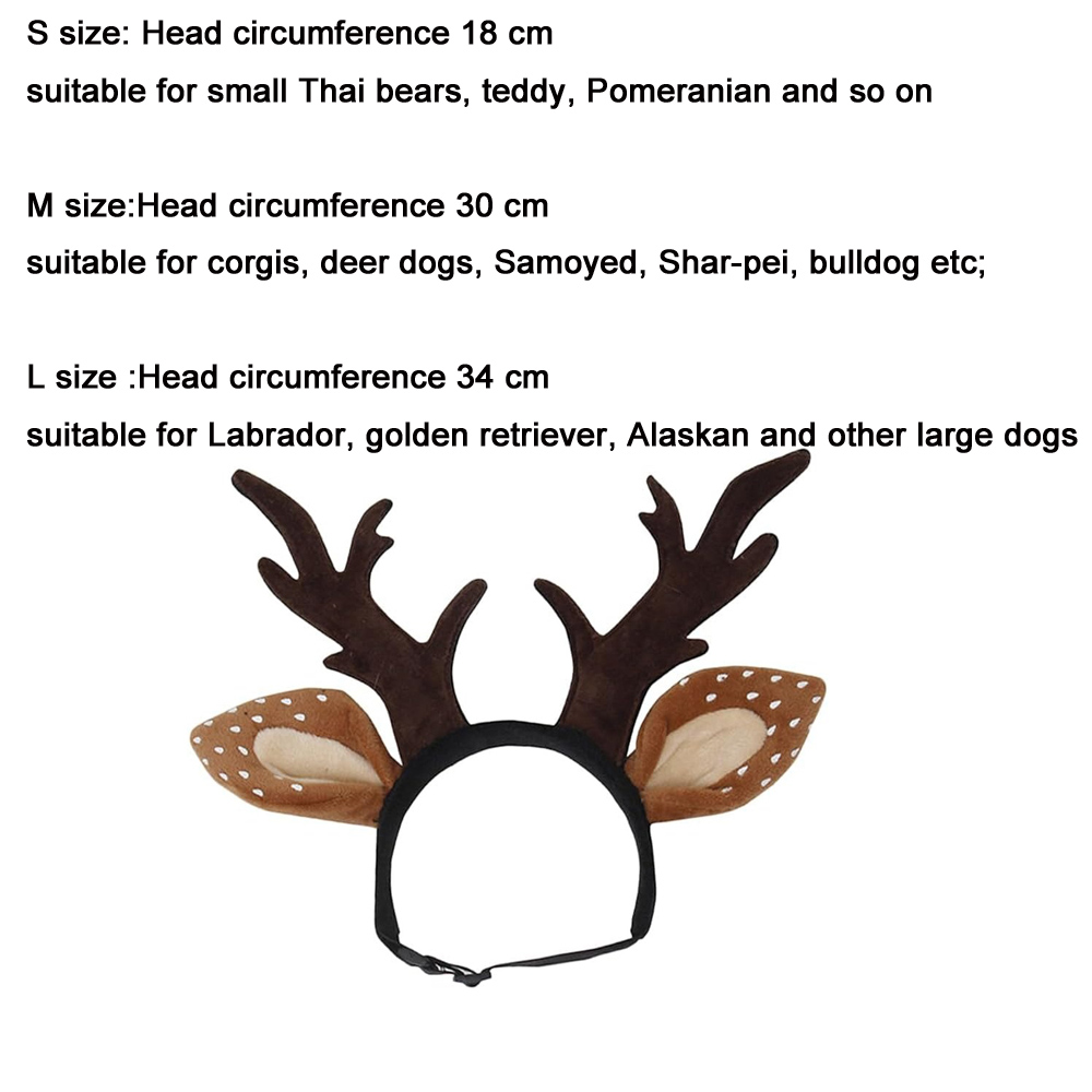 Fasce per cani Costume da cerv - Reindeer Antlers Headband recensione e prezzo