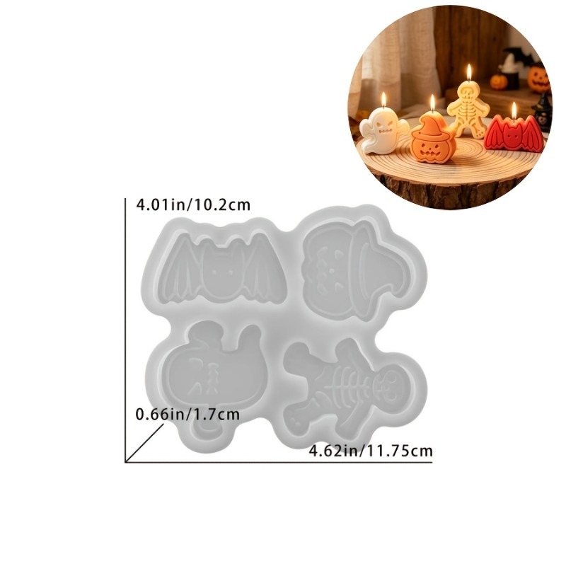 Set di stampi in silicone a 4  - Holiday Candle Set recensione e prezzo
