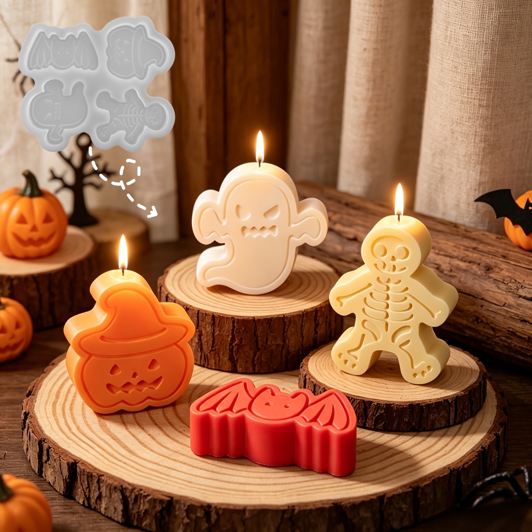Set di stampi in silicone a 4  - Holiday Candle Set recensione e prezzo