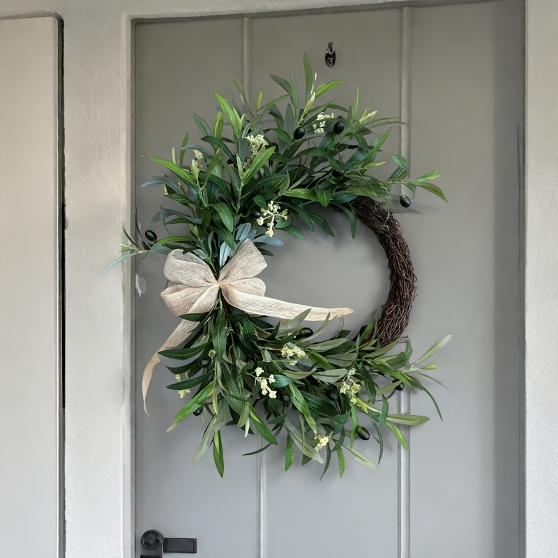 2025 Ghirlanda di ulivo artifi - Christmas Wreath Fake recensione e prezzo
